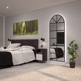 LED Spiegel Bogen-Fenster schwarz Teillack F651L4BTL LED Spiegel Bogen-Fenster schwarz Teillack F651L4BTL