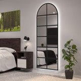Lichtspiegel Bogen-Fenster schwarz Teillack F656L4BTL Lichtspiegel Bogen-Fenster schwarz Teillack F656L4BTL