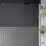 Walk-in Dusche Glas Seitenwand nach Maß CARRE 1T