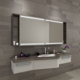 Badezimmer Spiegelschrank mit Beleuchtung - CATANIA