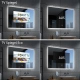 Spiegel mit Fernseher - NEW JERSEY ECO DS