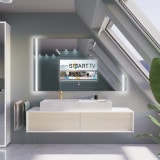 Badspiegel mit TV für Dachschräge - HANNAH ECO DS