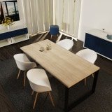 Tischplatte Akazie Holz-Dekor 19 mm, Esstisch-/ Schreibtischplatte Tischplatte Akazie Holz-Dekor 19 mm, Esstisch-/ Schreibtischplatte