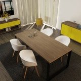 Tischplatte Eiche Holz-Dekor 19 mm, Schreibtisch-/ Esstischplatte Tischplatte Eiche Holz-Dekor 19 mm, Schreibtisch-/ Esstischplatte