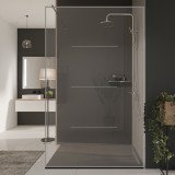 Glastrennwand Dusche mit Farbdruck FRAME LINE 2 Glastrennwand Dusche mit Farbdruck FRAME LINE 2