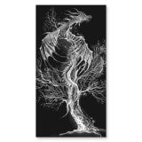Duschkabine Glas Eckeinstieg mit Motiv DRACHE 209 Duschkabine Glas Eckeinstieg mit Motiv DRACHE 209