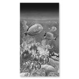 Duschkabine Glas Eckeinstieg mit Motiv FISCHE 3/209 Duschkabine Glas Eckeinstieg mit Motiv FISCHE 3/209