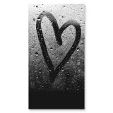 Duschkabine Glas Eckeinstieg mit Motiv HERZ 209 Duschkabine Glas Eckeinstieg mit Motiv HERZ 209