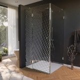 Glas Duschkabine Tür seitlich mit Dekor DOT 1/210 Glas Duschkabine Tür seitlich mit Dekor DOT 1/210