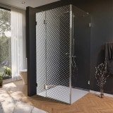 Glas Duschkabine Tür seitlich mit Dekor DOT 2/210 Glas Duschkabine Tür seitlich mit Dekor DOT 2/210