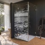 Glas Duschkabine Tür seitlich mit Motiv MEER 1/210 Glas Duschkabine Tür seitlich mit Motiv MEER 1/210
