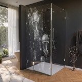 Glas Duschkabine Tür seitlich mit Motiv QUALLEN 210 Glas Duschkabine Tür seitlich mit Motiv QUALLEN 210