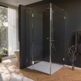 Glas Duschkabine nach Maß, Tür seitlich 210