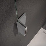 Duschkabine satiniertes Glas Eckeinstieg AREA 2/209