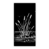 Duschtür aus Glas Laser-Design SCHILF 1/104 Duschtür aus Glas Laser-Design SCHILF 1/104
