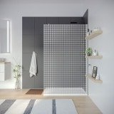 Glas Duschwand Sonderanfertigung CARRE 2 Glas Duschwand Sonderanfertigung CARRE 2