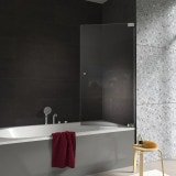 Badewannen Duschwand aus Glas mit Drehtür - Galana Pro (rechts) Badewannen Duschwand aus Glas mit Drehtür - Galana Pro (rechts)