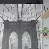 Duschwand mit Motiv BROOKLYN BRIDGE (T)