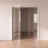 Doppel-Pendeltür aus Glas ESG 8mm
