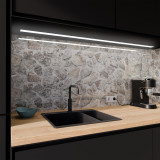 Küchenrückwand ESG Glas 6mm mit keramischen Farbdruck BRUCHSTEIN