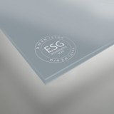 ESG Glas SATINATO lackiert 10 mm - Farbe nach Wunsch