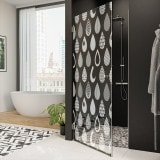 Dusche Echtglas-Tür nach Maß TROPFEN 2/101 Dusche Echtglas-Tür nach Maß TROPFEN 2/101