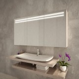 Badspiegelschrank mit Beleuchtung (auch Einbau) - ATLANTA
