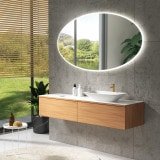 Ovaler Badezimmerspiegel F629L4O Ovaler Badezimmerspiegel F629L4O