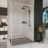 Glastrennwand Dusche mit Farbdruck FRAME MEER 3 Glastrennwand Dusche mit Farbdruck FRAME MEER 3