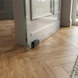 Glasschiebetür Industrielook schwarz FRAMEL 1/GF