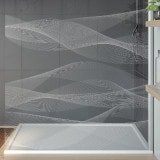 Trennwand für Walk-in Dusche aus Glas ARRAY 2T