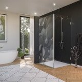 Glas Duschkabine Tür seitlich DESIGN 4/210
