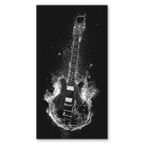 Glas Duschkabine Tür seitlich mit Motiv GITARRE 210 Glas Duschkabine Tür seitlich mit Motiv GITARRE 210