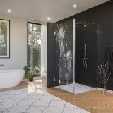 Glas Duschkabine Tür seitlich mit Motiv QUALLEN 210 Glas Duschkabine Tür seitlich mit Motiv QUALLEN 210