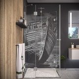 Duschkabine Glas Eckeinstieg BOOT 1/209