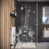 Duschkabine Glas Eckeinstieg GITARRE 209