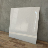 Lackiertes Glas - Grau metallisch glänzend - REF 9007, 6mm
