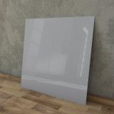 Lackiertes Glas - Metall-Grau / Silber - REF 9006, 6mm