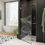 Dusche Glas Nischentür mit Dekor ARRAY 2/101 Dusche Glas Nischentür mit Dekor ARRAY 2/101