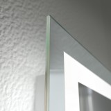 Spiegel mit TV und Glas-Rahmen - AURORA 2