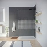 Walk-in Dusche Glas Seitenwand nach Maß CARRE 1T