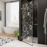 Duschtür Glas mit Motiv CERCO 2/101 Duschtür Glas mit Motiv CERCO 2/101