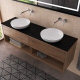 Granit schwarz poliert mit Glitzer Star Galaxy 1,2 cm