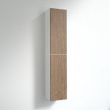 Bad Hochschrank Holz mit 2 Türen BHS005