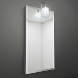Spiegel mit LED Kristall-Leuchte - Nürnberg Spiegel mit LED Kristall-Leuchte - Nürnberg