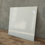 Glasrückwand Küche - Metall-Grau / Silber - REF 9006, 6mm