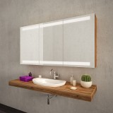 Badezimmerspiegelschrank beleuchtet LED - AACHEN