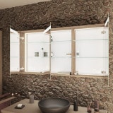 Badezimmer Spiegelschrank LED Auf-/Unterputz - TORONTO