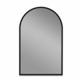 LED Spiegel mit Bogen und schwarzem Rand Teillack F649L4BTL