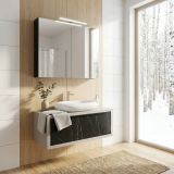 Bad Spiegelschrank mit LED Leuchte Pandora 1